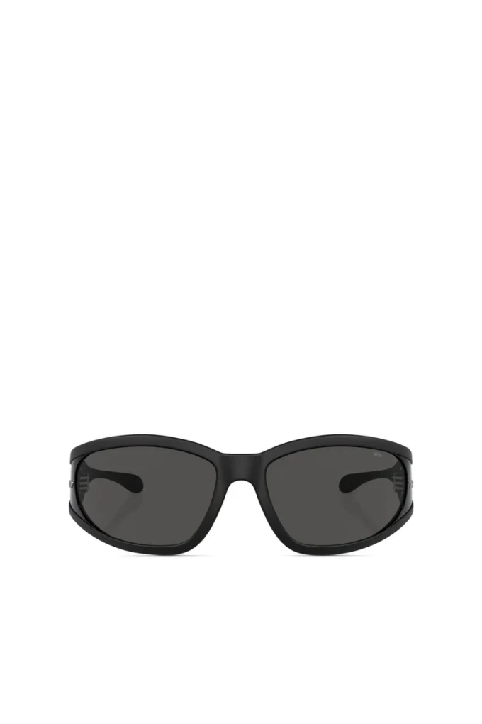 0dl3002 Prostokątne okulary przeciwsłoneczne z acetatu