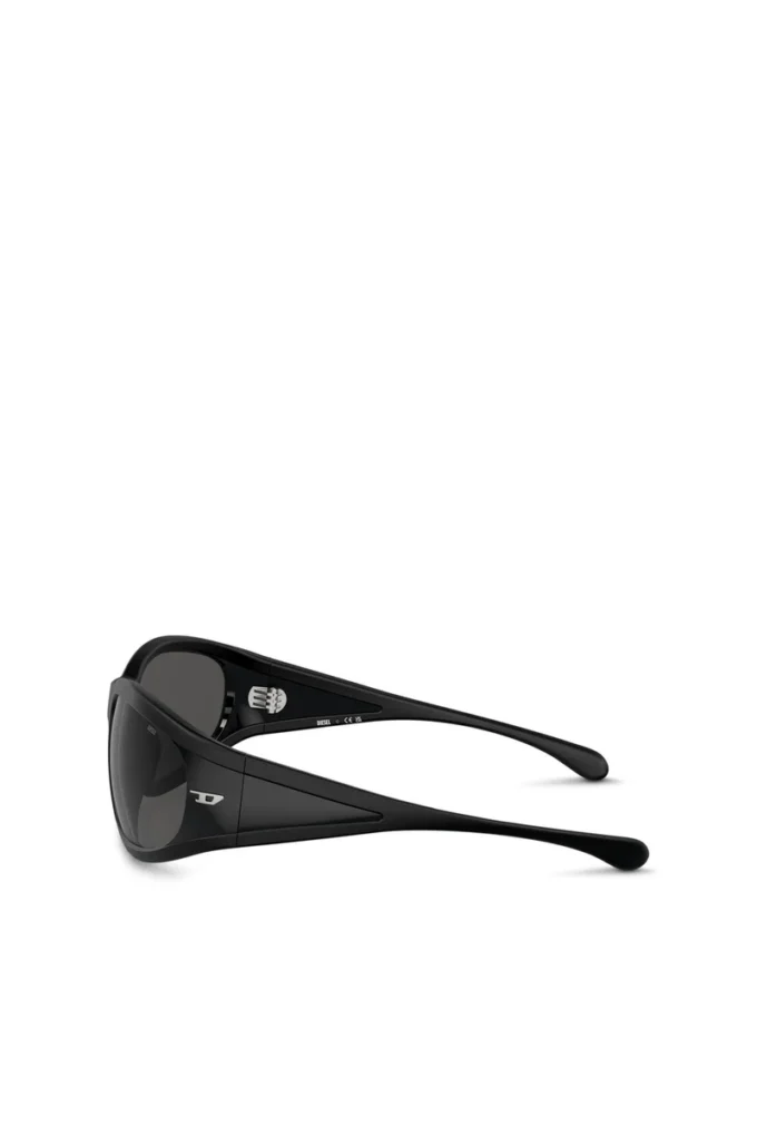 0dl3002 Prostokątne okulary przeciwsłoneczne z acetatu