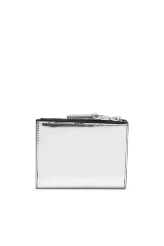 1dr bi-fold zip ii Skórzany portfel składany z owalnym logo D