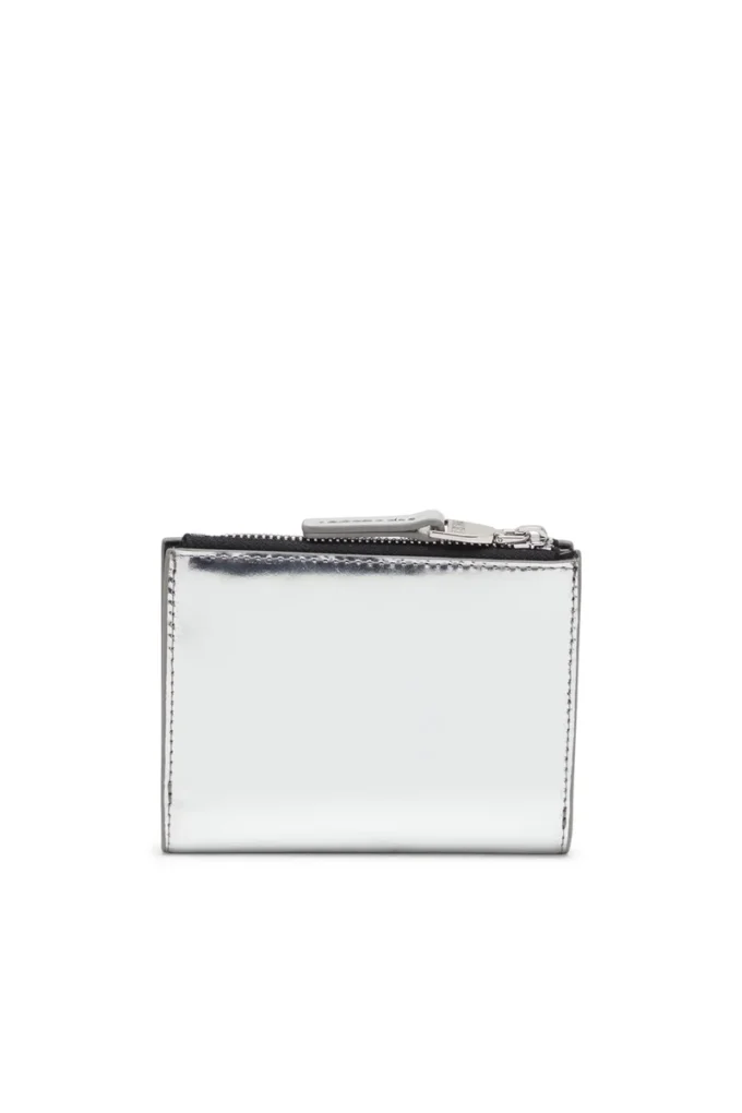 1dr bi-fold zip ii Skórzany portfel składany z owalnym logo D 1dr bi-fold zip ii Skórzany portfel składany z owalnym logo D