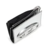 1dr bi-fold zip ii Skórzany portfel składany z owalnym logo D 1dr bi-fold zip ii Skórzany portfel składany z owalnym logo D