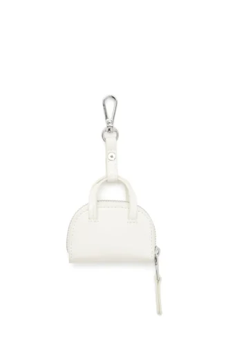 1dr dome charms Zawieszka do torebki z błyszczącego, marszczonego naplaku