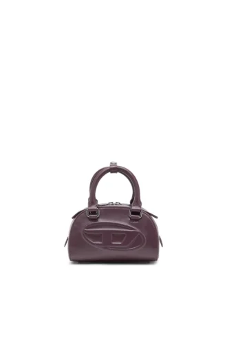1dr dome crossbody Torba bowlingowa 1DR Dome-Mini z bordowej skóry
