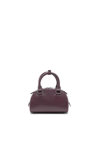 1dr dome crossbody Torba bowlingowa 1DR Dome-Mini z bordowej skóry