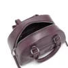 1dr dome crossbody Torba bowlingowa 1DR Dome-Mini z bordowej skóry