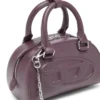 1dr dome crossbody Torba bowlingowa 1DR Dome-Mini z bordowej skóry