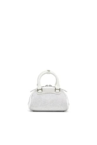 1dr dome crossbody Torba typu mini bowling 1DR Dome z tkaniny lurexowej