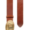 b-1dr 2.0 4 cm skórzany pasek z owalną płytką w kształcie litery D b-1dr 2.0 4 cm skórzany pasek z owalną płytką w kształcie litery D