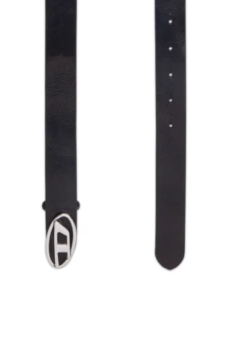 b-1dr-layer Skórzany pasek o szerokości 2,9 cm z owalnym logo D