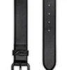 b-1dr owalna klamra w kształcie litery D 3,9 cm pasek skórzany ozdobiony plakietką z logo b-1dr owalna klamra w kształcie litery D 3,9 cm pasek skórzany ozdobiony plakietką z logo