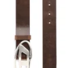 b-1dr Skórzany pasek 3,9 cm z klamrą w kształcie litery D b-1dr Skórzany pasek 3,9 cm z klamrą w kształcie litery D