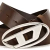 b-1dr Skórzany pasek 3,9 cm z klamrą w kształcie litery D b-1dr Skórzany pasek 3,9 cm z klamrą w kształcie litery D