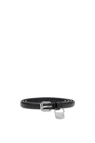 b-charm hip Wąski skórzany pasek o szerokości 1,4 cm z zawieszką 1DR