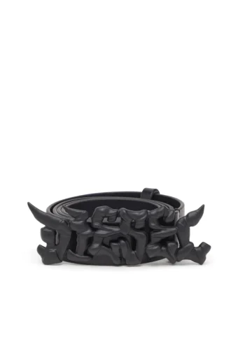 b-graffiti Pasek skórzany pull-up 3,5 cm z klamrą graffiti