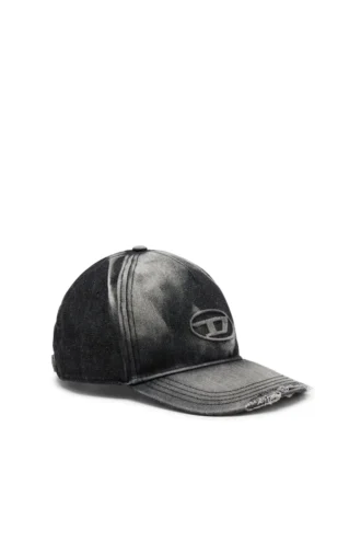 c-seymon-black Czapka baseballowa z postarzanego denimu