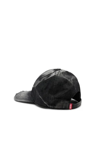 c-seymon-black Czapka baseballowa z postarzanego denimu