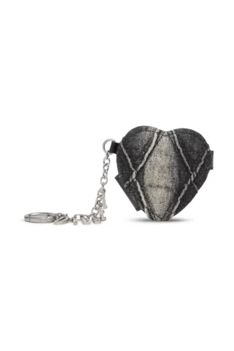 charm-d mirror Zawieszka Mirror z pikowanego dżinsu w romby