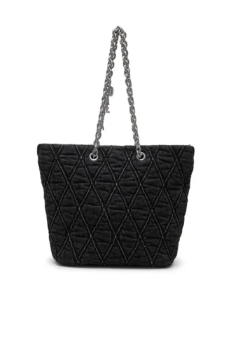 charm-d shopper m Torba Charm-D-Tote z pikowanego denimu