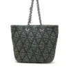 charm-d shopper m Torba Charm-D-Tote z pikowanego denimu