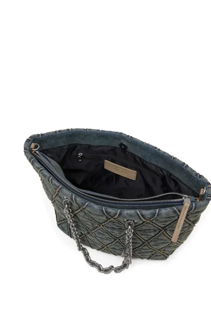 charm-d shopper m Torba Charm-D-Tote z pikowanego denimu
