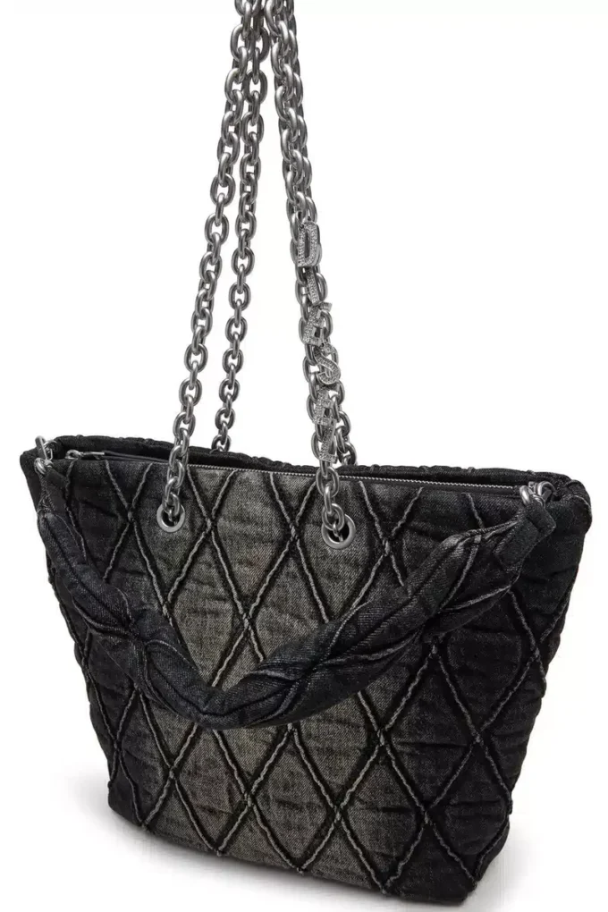 charm-d shopper m Torba Charm-D-Tote z pikowanego denimu charm-d shopper m Torba Charm-D-Tote z pikowanego denimu