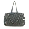 charm-d shopper Torba Charm-D-Tote z pikowanego dżinsu w romby charm-d shopper Torba Charm-D-Tote z pikowanego dżinsu w romby