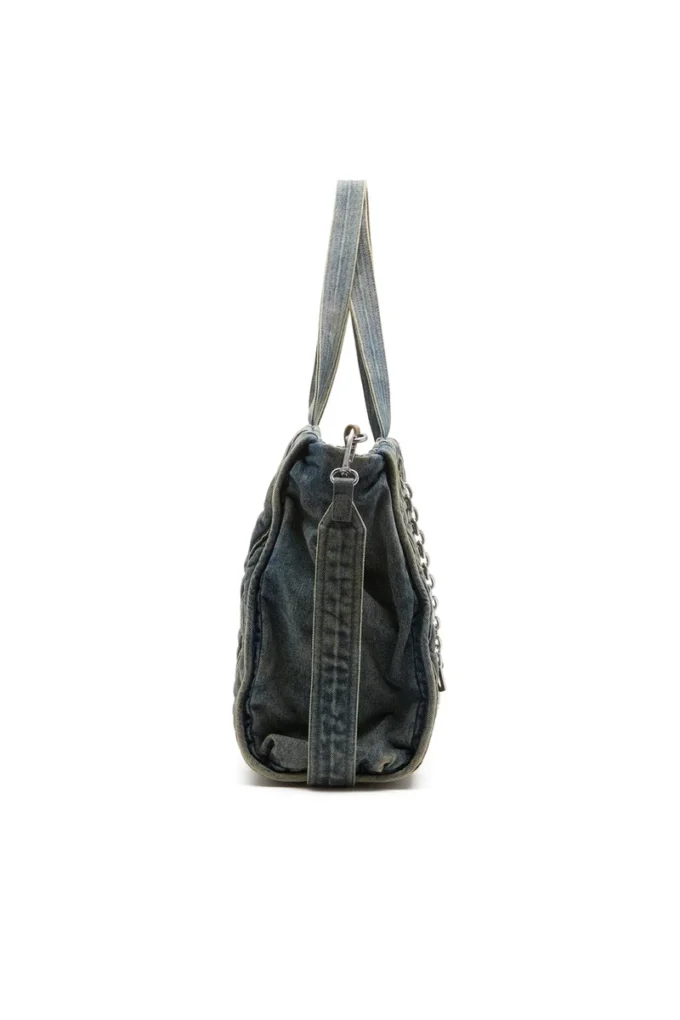 charm-d shopper Torba Charm-D-Tote z pikowanego dżinsu w romby charm-d shopper Torba Charm-D-Tote z pikowanego dżinsu w romby