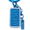 charm-diesel Metalowy brelok z logo Diesel i kryształkami