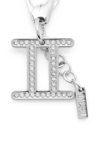 charm gemini Metalowa zawieszka Gemini z kryształkami