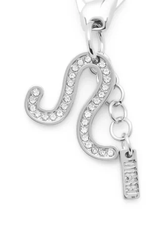 charm leo Metalowa zawieszka Leo z kryształkami
