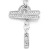 charm libra Metalowa zawieszka Libra z kryształkami