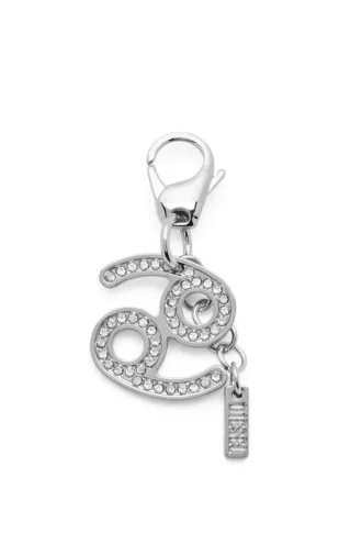 charm rak Metalowa zawieszka Rak z kryształkami