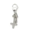 charm saggittarius Metalowa zawieszka Strzelec z kryształkami