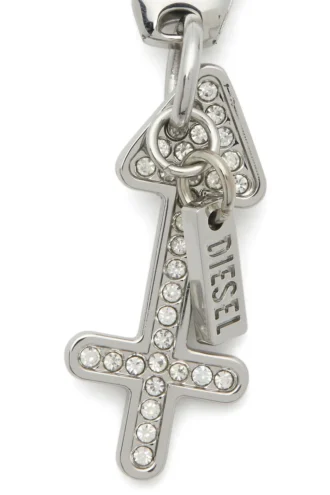 charm saggittarius Metalowa zawieszka Strzelec z kryształkami