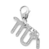 charm skorpion Metalowy charm Skorpion z kryształkami