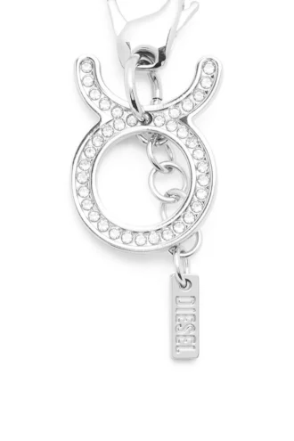charm taurus Metalowa zawieszka Taurus z kryształkami