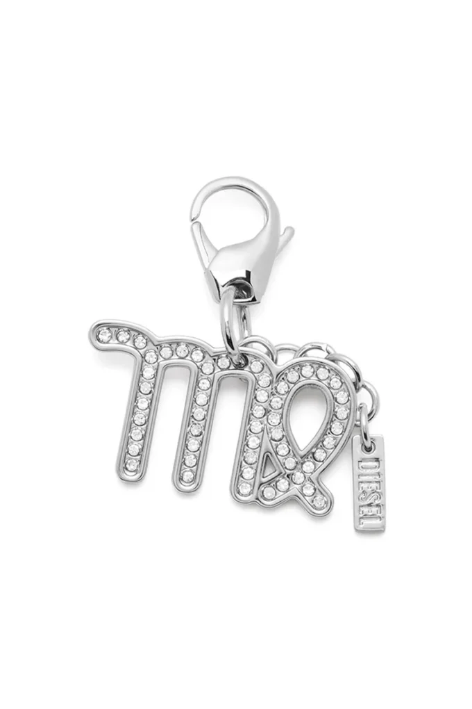 charm virgo Metalowa zawieszka Virgo z kryształkami