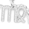 charm virgo Metalowa zawieszka Virgo z kryształkami