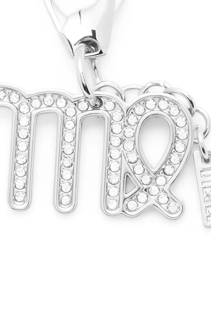 charm virgo Metalowa zawieszka Virgo z kryształkami