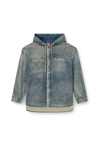 d-dewny-hood-s2 Koszula oversize z marmurkowego dżinsu powlekanego