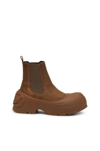 d-donald beatle Buty Chelsea D-Donald z woskowanego zamszu i gumy