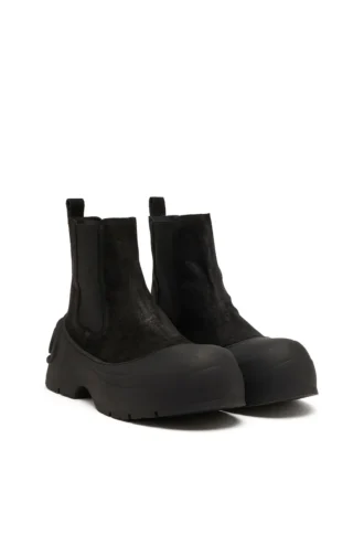 d-donald beatle Buty Chelsea D-Donald z woskowanego zamszu i gumy