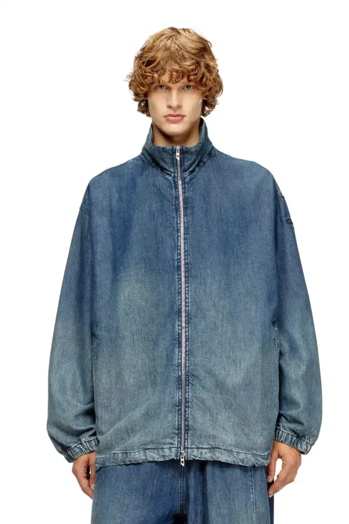 d-krap-s6 Kurtka zapinana na zamek z płynnego denimu