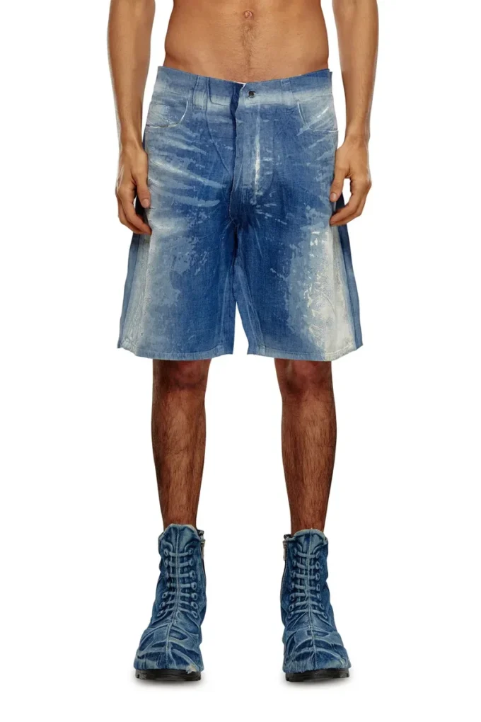 d-shorty-fse Szorty z denimu peel-off d-shorty-fse Szorty z denimu peel-off