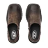 D-Texan Clog Buty D-Texan-Zipped z postarzanego zamszu z efektem spękania