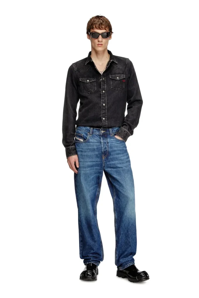 d-vega Overshirt z dżinsu Tencel