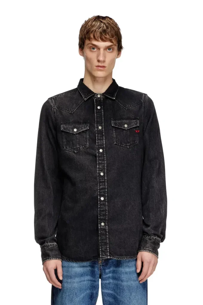 d-vega Overshirt z dżinsu Tencel