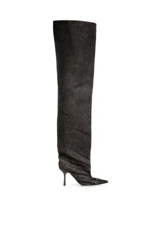 d-venus 90 otk boot D-Venus – kozaki za kolano z powlekanego denimu