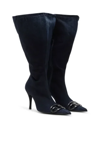 d-venus kb large D-Venus-Wide buty do kolan z dżinsu