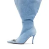 d-venus kb large D-Venus-Wide buty do kolan z dżinsu